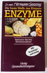 Buch: Enzyme Die beste Waffe des Körpers mit trainingsplan. - Bild 1 von 3
