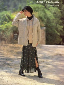 LADIES JACKET PATTERN IN EMU NATURALLY - Picture 1 of 1