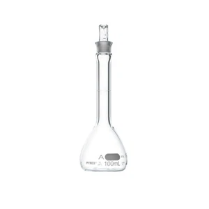Frascos volumétricos PYREX 100 ml clase A con tapón cónico estándar de vidrio - Estuche 6 - Imagen 1 de 1