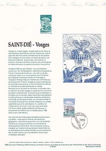 Document Philatélique 1er Jour : 47 1998 - Saint-Dié - Vosges - Imagen 1 de 1