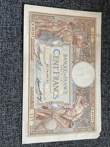 FRANCE 1935 BANKNOTE 100 FRANC - Picture 1 of 2