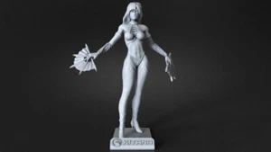 1/24 1/18 Kitana Mortal Kombat Unpainted Unassembled Model Garage Kits gk - Picture 1 of 6