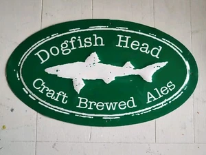Dogfish Head Brewing Small Beer Sign 15"x8.5" - Picture 1 of 5