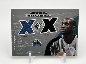 2002-03 SPx Winning Materials #KG-W Kevin Garnett Shorts/Warm-Up Timberwolves