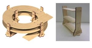 Gleiswendel Spur N, Spur Z zweigleisig, 2 Umdrehungen CNC gefertigt - Bild 1 von 4