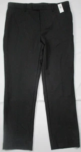 Pantalón de vestir Banana Republic para hombre negro talla 35x30 sin planchar ajuste a medida nuevo con etiquetas - Imagen 1 de 6