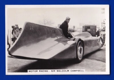 MALCOMB CAMPBELL 1935 J A PATTREIOUX Sporting Events & Stars MOTOR RACING #28 EX - Image 1 of 2