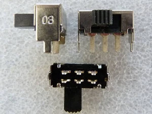 Commutateur à glissière DPDT slide switch - Picture 1 of 1