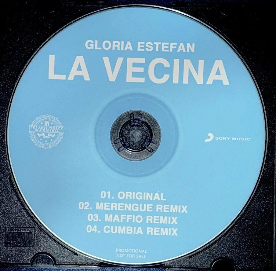 Gloria Estefan La Vecina Remixes DJ CD Promo single 4 tracks - Image 1 of 1