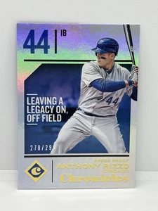 2018 Panini Chronicles #48 Anthony Rizzo Press Proof #/299 - Picture 1 of 2