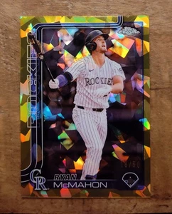 2025 Topps Chrome Sapphire Ryan McMahon Gold Refractor /50 #66 Yankees 🔥 - Bild 1 von 2