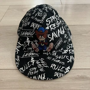 Fresh Supply Co. Savage Bear Snapback Hat Cap Adj. Graffiti Streetwear - Picture 1 of 6