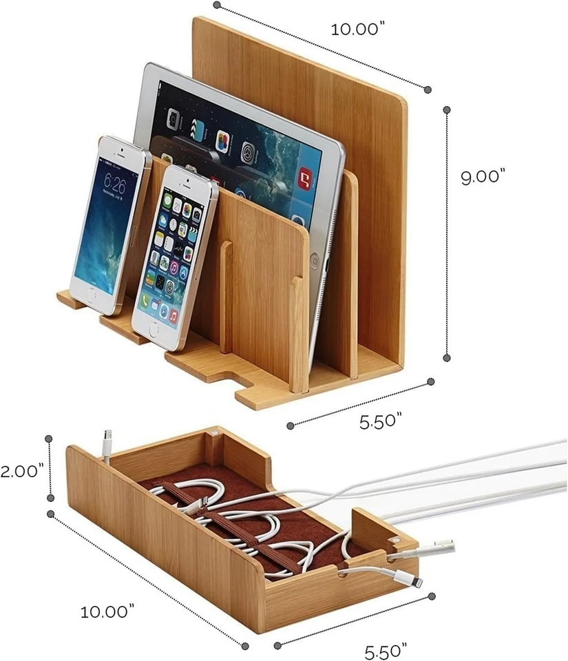 Great Useful Stuff G.U.S. Multi-Device Charging Station Dock & Organizer - Image 1 of 4