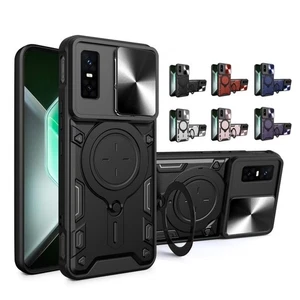 Estuche con soporte de anillo 360 trasero blindado para cámara deslizante para Infinix GT 30 Pro 5G/X6873 6,78" - Imagen 1 de 23