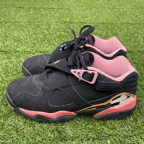 Air Jordan 8 Low Retro 2007 Nero Rosa Taglia 5.5Y 317639 061