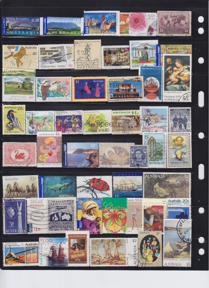 LOTE 274: Estampillas australianas usadas Foto 1 de 1