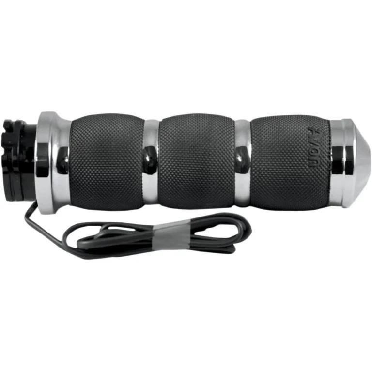 Empuñaduras térmicas acolchadas de aire Avon - Cromo motocicleta bicicleta de calle AIR-91-FLY-HT Foto 1 de 4