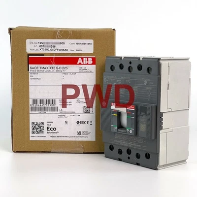 Nuevo en caja Desconector ABB XT3SU3225DFF000XXX XT3 S-D 125 MCS UL/CSA TMF, 3-P, 225 Amp Foto 1 de 4