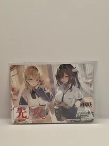 [US SELLER] Japanese Weiss Schwarz - Nikke - "GOING FIRST" Tia & Naga Box Topper - Picture 1 of 2