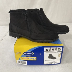 Dr. Scholls Black Leather Daria Double Air-Pillo Shoes Size 8 1/2 - 2598774 - Picture 1 of 18