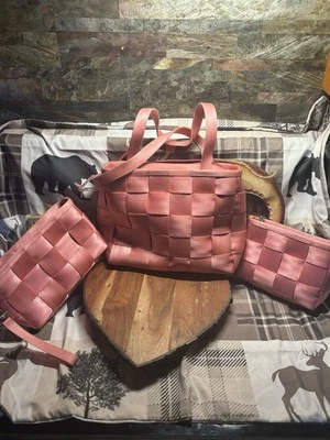 ¡Juego de 3 bolsas de cinturón de seguridad Harvey’s en rosa! Foto 1 de 4