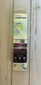 Nuevo y Sellado Philips Sonicare Estándar 2 Cabezales de Cepillo Diamante Limpio Hecho en EE. UU. - Imagen 1 de 5