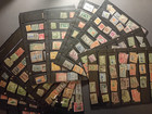 Stamp stockbook pages of British Empire / Commonwealth stamps