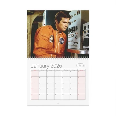 BLAINESGOODS Six Million Dollar Man 2026 Wall Calendar - TV Fan Gifts, Decor, Monthly