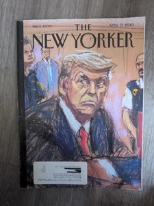 The New Yorker Magazine April 17, 2023 "Courthouse Sketch" by Jane Rosenberg - Imagen 1 de 2
