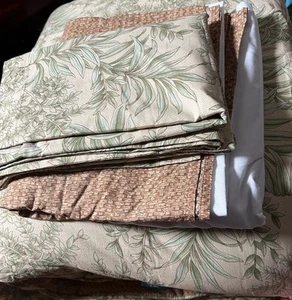 Ralph Lauren Desert Plains Perennial Leaves Reversible Queen Comforter Set Rarität - Bild 1 von 11