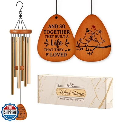 Aurahouse Wedding Gifts Wind Chimes, Engagement Wedding Gifts for Couples 202 - Image 1 of 4