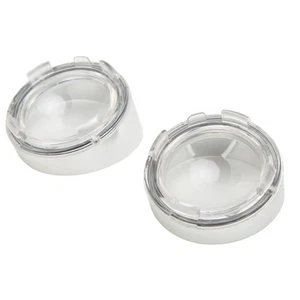 Pair Motorcycle Turn Signal Light Lens Cover Front Rear For TOURING FLHX FLTRI - Picture 1 of 23