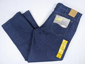 Jeans uomo Lee regular fit bootcut 100% cotone taglia W42 L30 denim pietra scuro - Foto 1 di 14