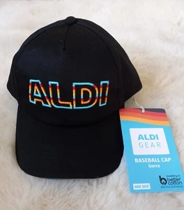 ALDI Gear Black Baseball Cap Hat Splash Capsule Collection  2024 - Picture 1 of 9