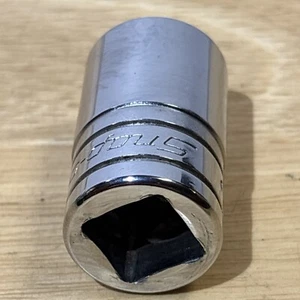 Snap On 5/8" Shallow Socket 1/2" Drive 12 Point SW201 Newer Logo USA - Picture 1 of 7