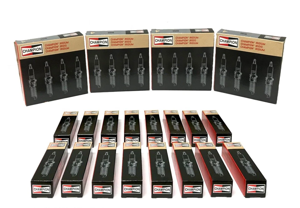 Champion 16 PCS REC12WMPB5 Spark Plugs Kit Iridium For Dodge Chrysler Jeep Ram - Image 1 of 4