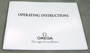 Vintage Omega Watch Operating Instructions Manual Booklet ref# 03090320 CE - Picture 1 of 3