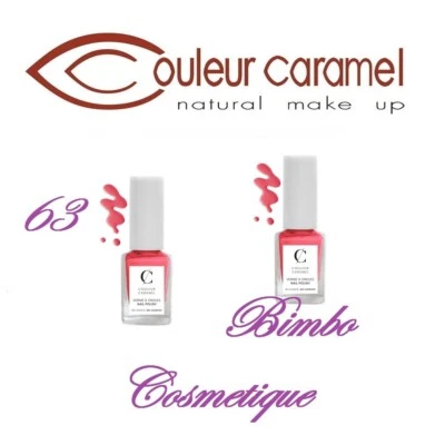 COULEUR CARAMEL 1 Nagellack Nagel- Bio 63 - Tanzende Rosa 11ML - Bild 1 von 2