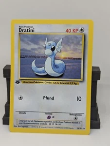 Dratini 26/102 1st Edition German Base Set Pokemon Card Rare WOTC German NM - Picture 1 of 2