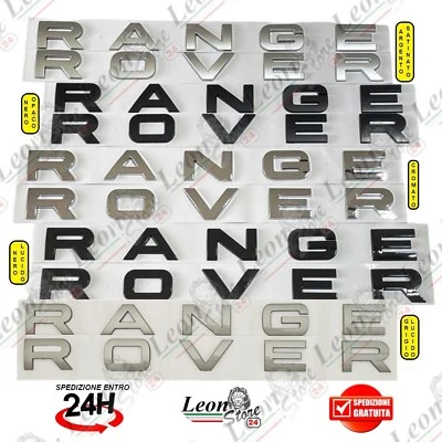 Logo Scritta per RANGE ROVER evoque sport vogue velar fregio badge auto land car - Image 1 of 4