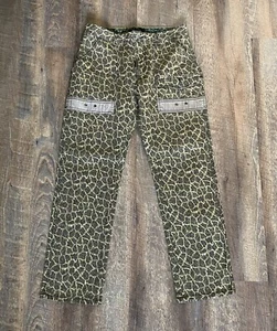 LRG Lifted Research Group Giraffe Print Cargo Pants Stretch Men’s 32 X 31 - Picture 1 of 10