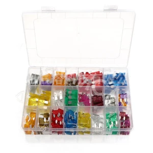 Car Trucks Boats Blade Fuse Auto Circuit Assortment Kit Medium Small Fuse Mixed - Picture 1 of 12