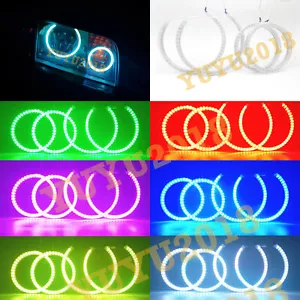 Anillo de halo RGB para Ford Crown Victoria 98-11 faro multicolor ojos de ángel DRL - Imagen 1 de 11