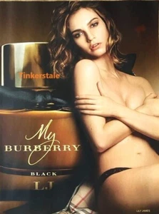 My Burberry Sexy Lily James Colour Magazine Advert 2018 Beauty Ad Perfume - Picture 1 of 1