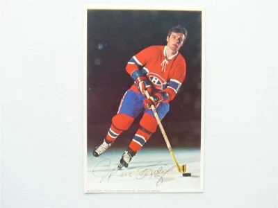 HOCKEY PROMO STAR POSTCARD 1971 MONTREAL CANADIENS MARC TARDIF  - Image 1 of 2