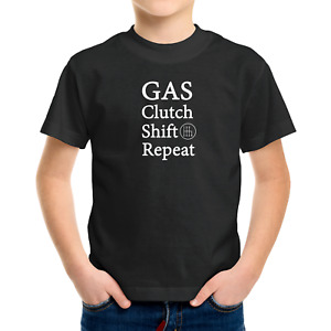 Toddler Kid Tee T-Shirt Infant Baby Bodysuit Romper Gift Print Gas Clutch Shift