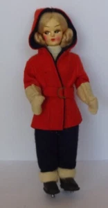 Vintage doll "Finnish skier".1960s. - Picture 1 of 3
