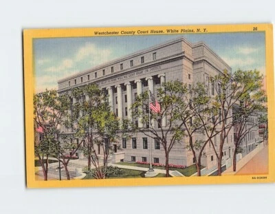 Postcard Westchester County Court House White Plains New York USA - Image 1 of 2