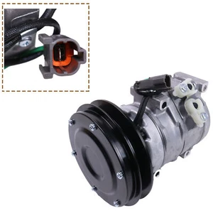 10S15C A/C Compressor 20Y-810-1260 20Y-979-3110 for Komatsu PC200-8 PC270-8 - Picture 1 of 8