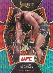 2022 PANINI SELECT UFC TRI-COLOR PRIZM CURTIS BLAYDES NO. 184